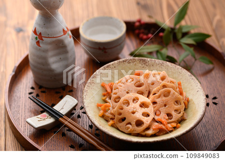 家常菜蓮藕kinpira 109849083