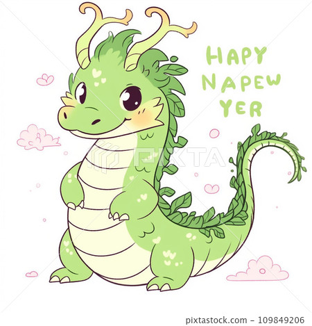 七彩龍插畫 109849206