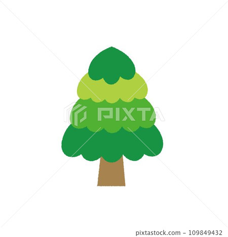 Simple tree illustration 109849432