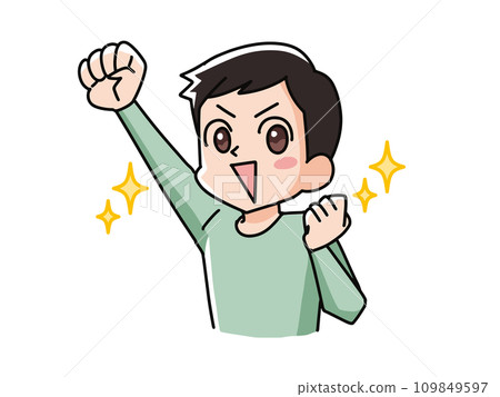 一個充滿活力和動力的男人 109849597