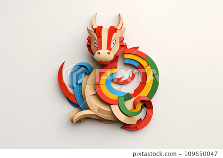Dragon icon-1 (dragon illustration) 109850047