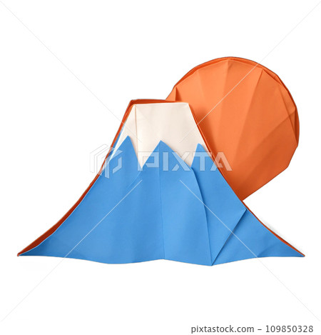摺紙富士山和第一個日出 摺紙富士山和第一個日出 109850328