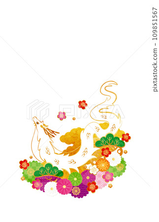 Year of the Dragon - New Year's card template 3 109851567