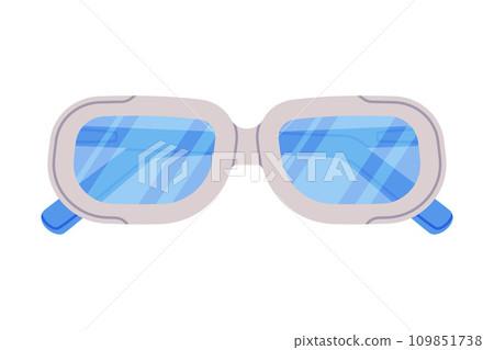 Pair of Glasses and Shades for Sun Shine Protection Vector Illustration Pair of Glasses and Shades for Sun Shine Protection Vector Illustration 109851738
