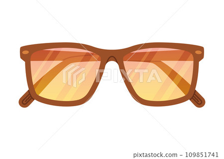 Pair of Glasses and Shades for Sun Shine Protection Vector Illustration Pair of Glasses and Shades for Sun Shine Protection Vector Illustration 109851741