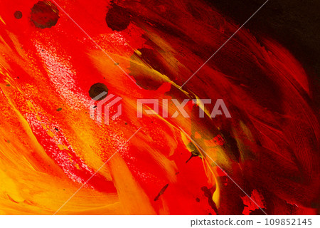 Apply paint red and yellow Apply paint red and yellow 109852145
