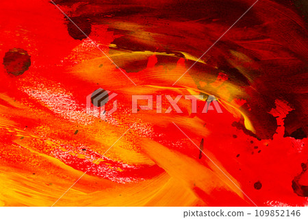 Apply paint red and yellow Apply paint red and yellow 109852146