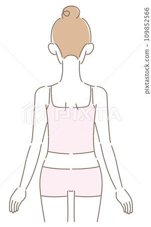 女素體背部（粉紅色） 109852566