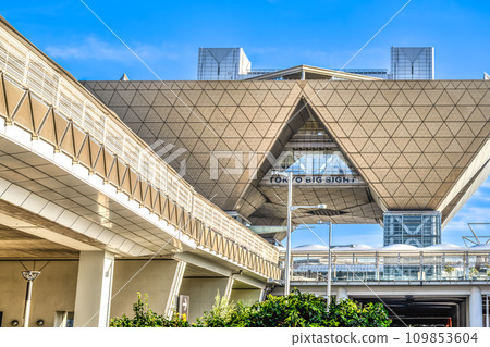 Urban landscape of Koto Ward, Tokyo Tokyo Big Sight Station 109853604