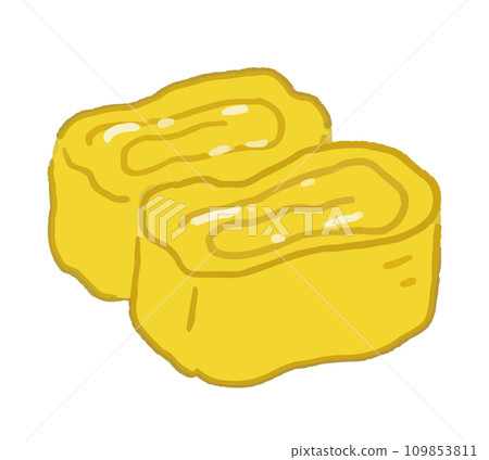 Lunch box side dish illustration Tamagoyaki 109853811