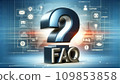 Q&A: question and answer symbols 109853858