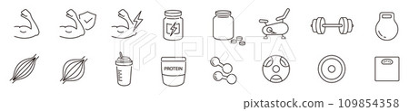 蛋白質 圖標 Icon 109854358