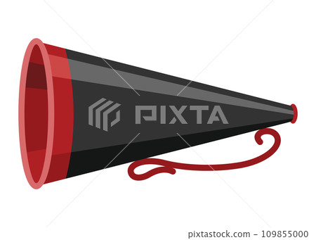 Megaphone icon. Amplify your message with this bold and attention-grabbing graphic. Perfect for marketing and communication themes. Loud 109855000