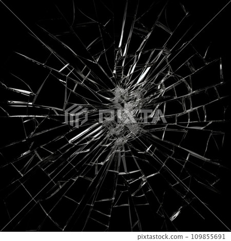 螢幕上的玻璃裂痕看起來像蜘蛛網 109855691