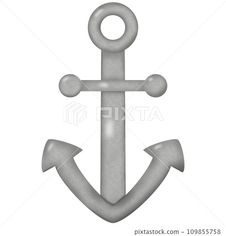 anchor on white background 109855758