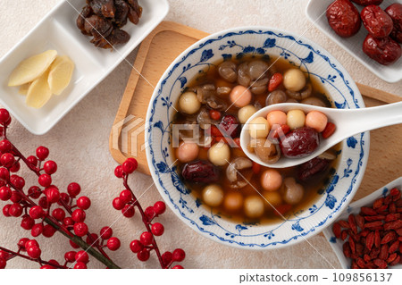 Tang Yuan Winter Solstice Red White Pink Tang yuan タンユエン 団子 109856137