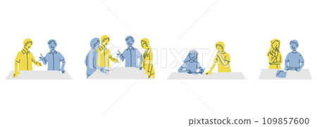 set of people meeting 109857600