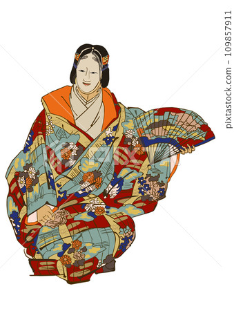 Noh Tsukioka Kogyo Nohgaku Hyakuban “Senju” Noh Tsukioka Kogyo Nohgaku Hyakuban “Senju” 109857911