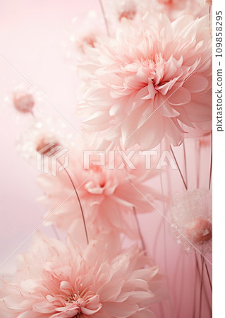 Meadow with wild flowers in the sunny summer day.Soft pastel background Meadow with wild flowers in the sunny summer day.Soft pastel background 109858295