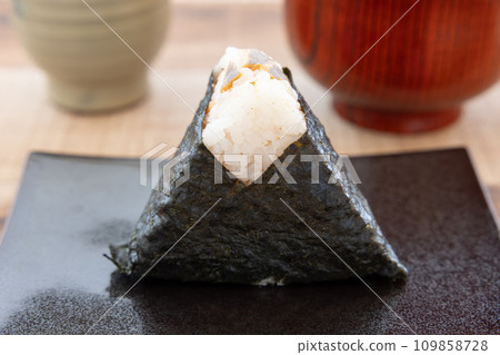 Delicious grilled salmon rice balls 109858728