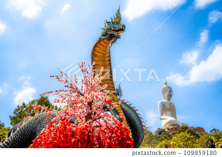 Wat Roi Phra Phutthabat Phu Manorom, Mukdahan, Thailand 109859180