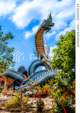 Wat Roi Phra Phutthabat Phu Manorom, Mukdahan, Thailand 109859214