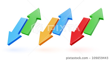3d arrow icon 3d arrow icon 109859443