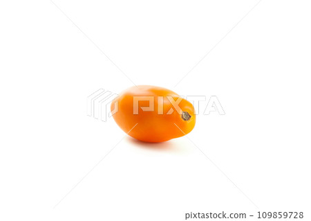 Yellow tomato isolated on white background with clipping path. . Yellow tomato isolated on white background with clipping path. . 109859728