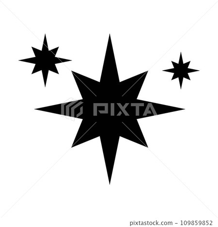 Sparkle star icon, vector abstract element of sparkling star symbol illustration Sparkle star icon, vector abstract element of sparkling star symbol illustration 109859852