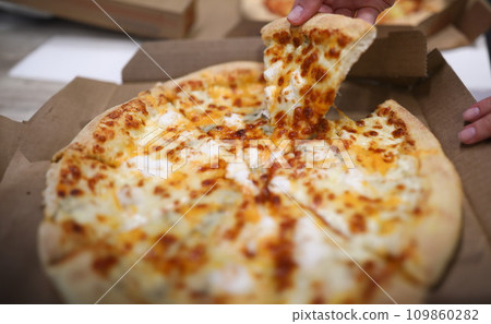 Round shaped lunch for family Round shaped lunch for family 109860282