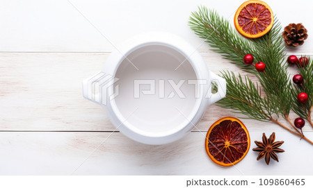 Hot mulled wine with fruits and spices Hot mulled wine with fruits and spices 109860465