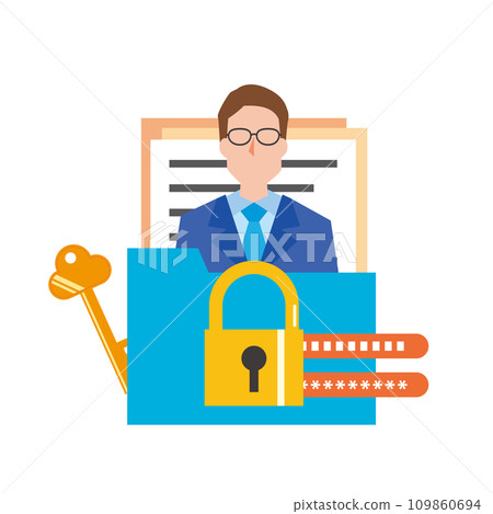 個人資訊保護圖示 個人資訊保護圖示 109860694