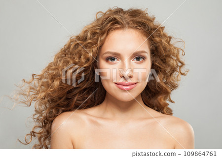 Attractive good-looking young woman with natural clean healthy skin Attractive good-looking young woman with natural clean healthy skin 109864761