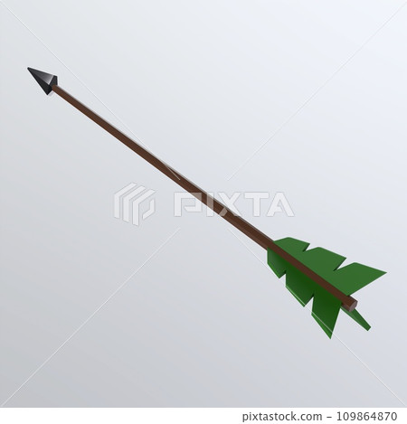 Arrow isolated on white background Arrow isolated on white background 109864870