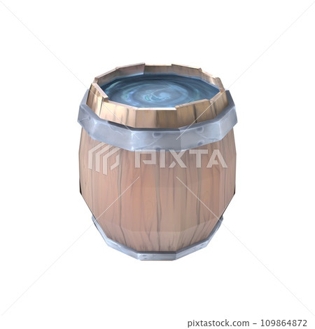 Barrel isolated on white background Barrel isolated on white background 109864872