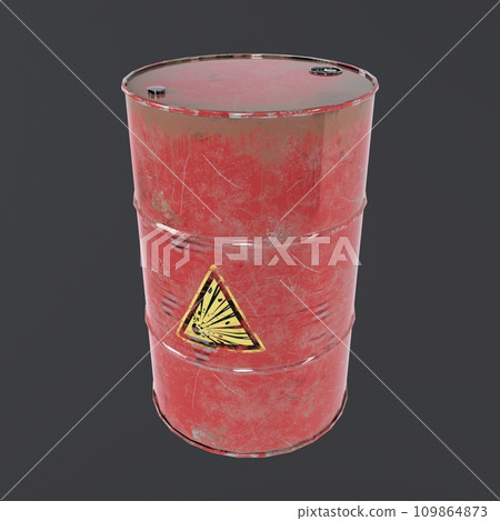 Barrel isolated on white background Barrel isolated on white background 109864873