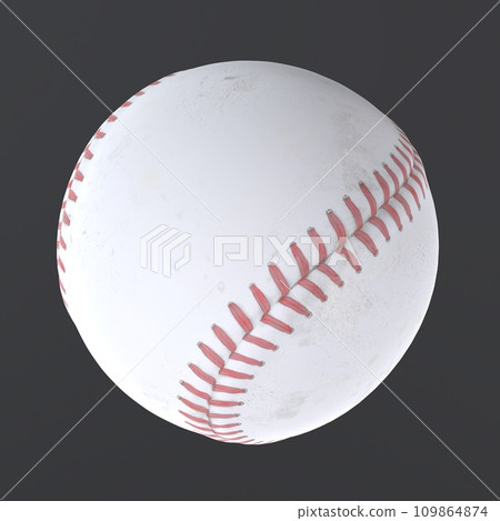 Baseball ball isolated on dark background Baseball ball isolated on dark background 109864874