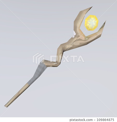 Baton isolated on white background 109864875