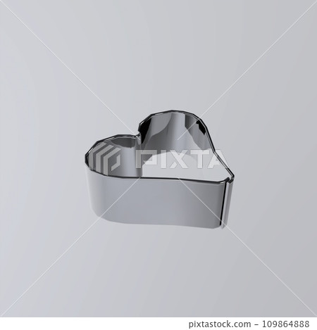 Cake mold isolated on white background Cake mold isolated on white background 109864888