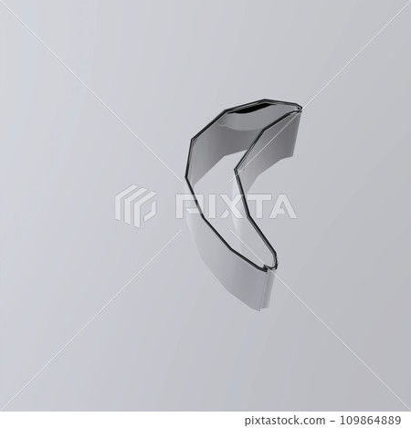 Cake mold isolated on white background Cake mold isolated on white background 109864889