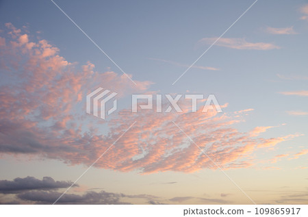 Cloudscape at sunset. Cloudscape at sunset. 109865917