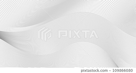abstract black and white vector wave background abstract black and white vector wave background 109866080