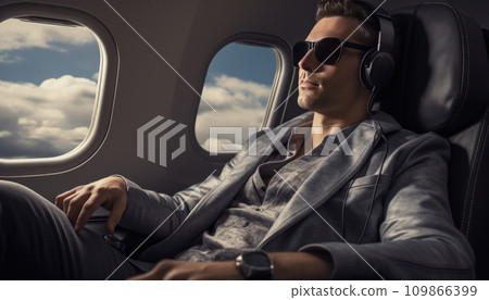 a passenger on a jet 109866399