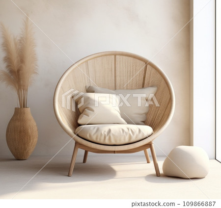 lounge chair on white lounge chair on white 109866887