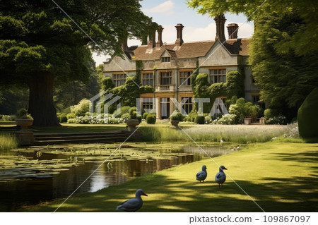 Classic English country house Classic English country house 109867097