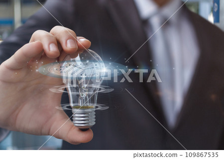Concept of timely innovative business ideas. Concept of timely innovative business ideas. 109867535