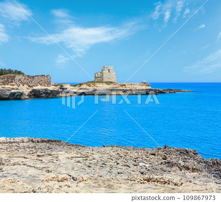 Sea coast Archaeological Area of Roca Vecchia, Italy 109867973