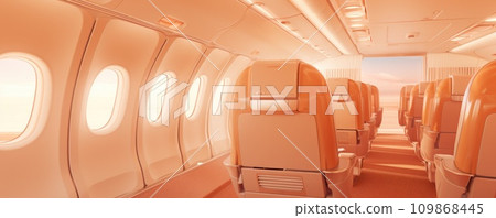the room on the interior of a jet airplane the room on the interior of a jet airplane 109868445