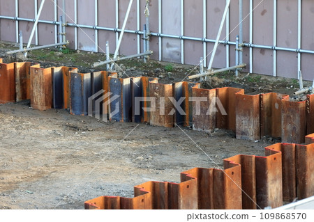 Finished Yamatome sheet pile (steel sheet pile) Finished Yamatome sheet pile (steel sheet pile) 109868570
