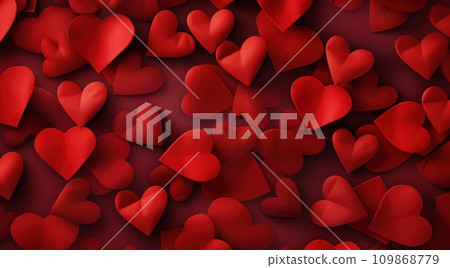 an image with red hearts on it 109868779